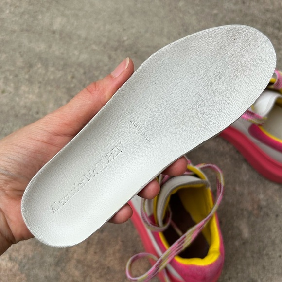 Alexander McQueen Girl's Colorblock Leather Platform Sneakers - Picture 7 of 8